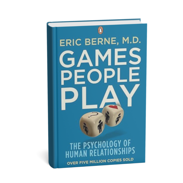 Games People Play by Eric Berne is a classic psychology book that uncovers the hidden “games” people play in everyday interactions.