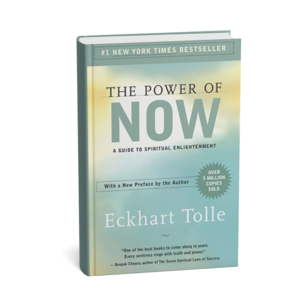 The Power of Now by Eckhart Tolle is a transformative guide to living fully in the present moment.